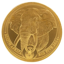 2024 Χρυσό Νόμισμα Elephant - Big Five Series - 1 ουγγιά