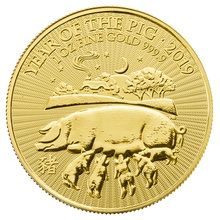 2019 Royal Mint  - Έτος του Χοίρου - 1 ουγγιά - Χρυσό Νόμισμα