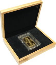 Large Oak Gift Box - 5oz, 250g & 10oz PAMP Silver Gold