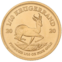 Χρυσό Νόμισμα Krugerrand 2020 - 1/10 Ουγγιά