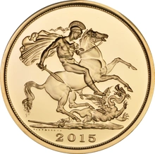 2015 Πενταπλή Χρυσή Αγγλική Λίρα (Uncirculated)