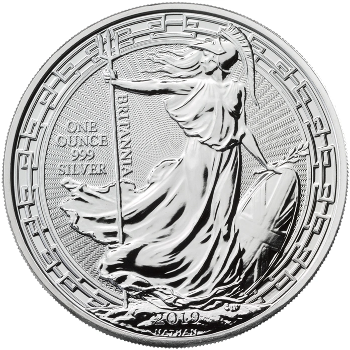 Ασημένιο Νόμισμα Britannia 2019 (Oriental Border) - 1 ουγγιά