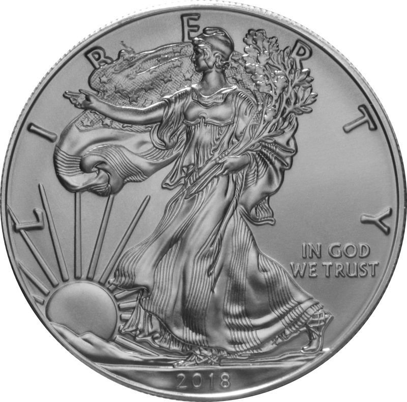 2018 1oz American Eagle Silver Coin