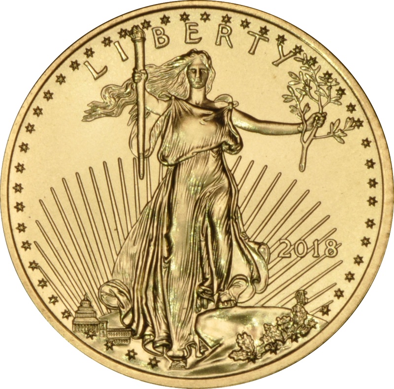 2018 Quarter Ounce American Eagle Gold Coin