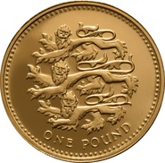 Χρυσό Νόμισμα Μίας Λίρας - Proof 2002 - 2016