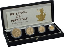 1989 Συλλεκτικό Σετ - 4 νομίσματα Αγγλίας
