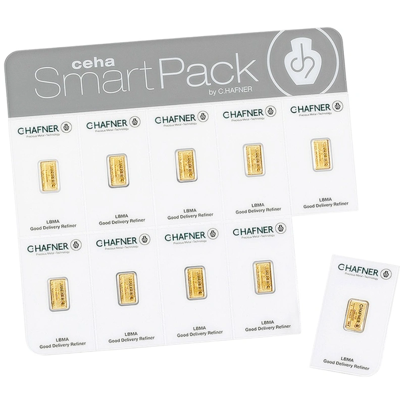 C. Hafner SmartPack 10 x 1γρ. Μπάρες Χρυσού
