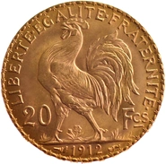20 Γαλλικά Φράγκα - Marianne Rooster