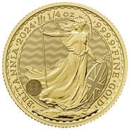 Χρυσό Νόμισμα Britannia 2024 - 1/4 Ουγγιάς