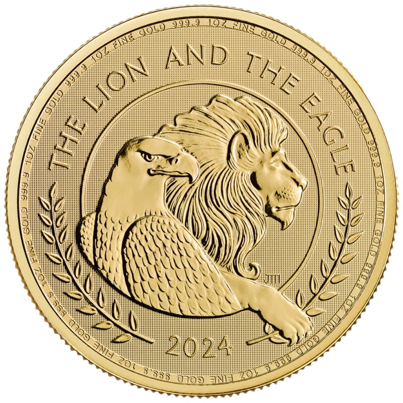 2024 Χρυσό Νόμισμα The Lion and The Eagle- 1 ουγγιά