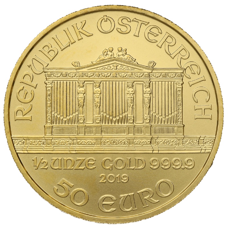 Χρυσό Νόμισμα Αυστρίας 2019 - Μισή Ουγγιά