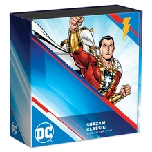 2023 Ασημένιο Νόμισμα 1 ουγγιάς - Shazam Classic- Συλλεκτικό σε συσκευασία
