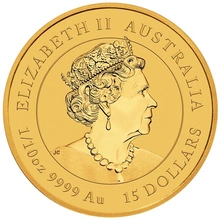 Χρυσό νόμισμα Perth Mint 2023 - Έτος του Κουνελιού - 1/10 ουγγιάς