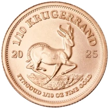 Χρυσό Νόμισμα Krugerrand 2025 - 1/10 Ουγγιάς