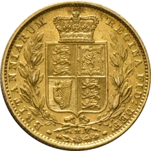 1884 Χρυσή Λίρα Αγγλίας – Bικτώρια Νέα Κεφαλή - M