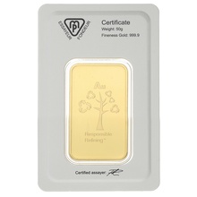 Metalor 50 Γραμμάρια - Μπάρες Χρυσού