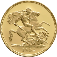 1994 Σετ 4 Χρυσές Λίρες Αγγλίας (Proof)