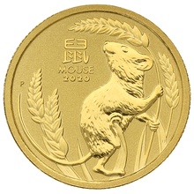 Χρυσό Νόμισμα - Έτος του Ποντικιού 2020 - Perth Mint - 1/10 της ουγγιάς
