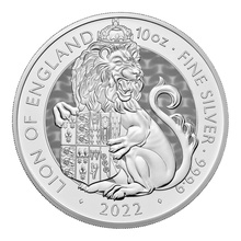 2022 Το Λιοντάρι της Αγγλίας - Ασημένιο Νόμισμα 10 ουγγιές