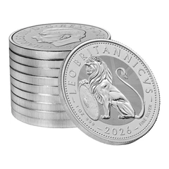 2026 Ασημένιο Νόμισμα British Lion 1oz