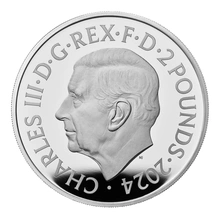 2024 Βασιλικό Νομισματοκοπείο 1 ουγγιά Έτος του Δράκου συλλεκτικό  ασημένιο νόμισμα σε κουτί