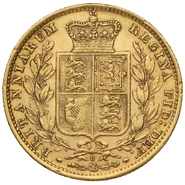 1882 Χρυσή Λίρα Αγγλίας – Bικτώρια Νέα Κεφαλή - Σ