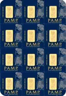 PAMP 12 Γραμμάρια - Μπάρες Χρυσού