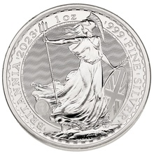 Ασημένιο Νόμισμα της Αγγλίας 2023 Βασίλισσα Ελισάβετ ΙΙ - 1 ουγγιά