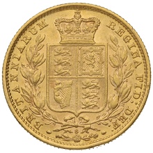 1885 Χρυσή Λίρα Αγγλίας – Bικτώρια Νέα Κεφαλή - Σ