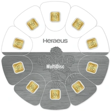 Heraeus MultiCard 10 x  1 Γραμμάρια - Μπάρες Χρυσού