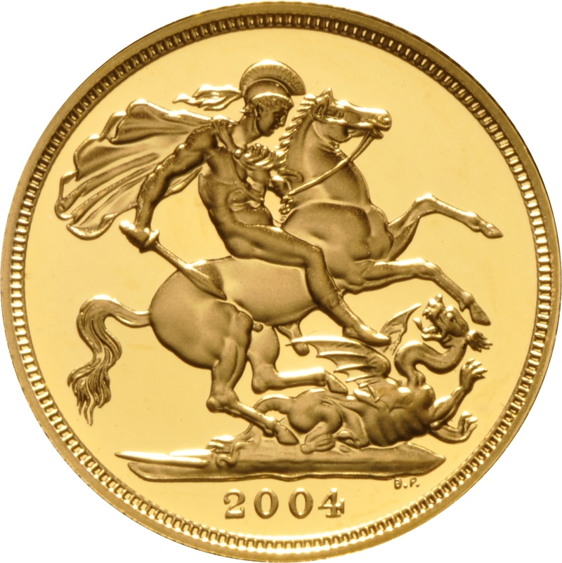 Χρυσή Λίρα Αγγλίας Proof 2004 (Χωρίς συσκευασία)