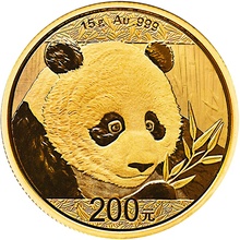 Χρυσό Νόμισμα - Κινέζικο Πάντα 2018 - 15 γρ.
