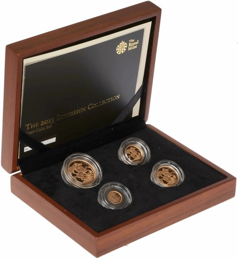 2013 Σετ 4 Χρυσές Λίρες Αγγλίας Proof (Μικρό)