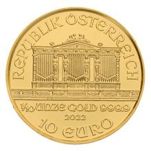 Χρυσό Νόμισμα Αυστρίας 2022 - 1/10 ουγγιά