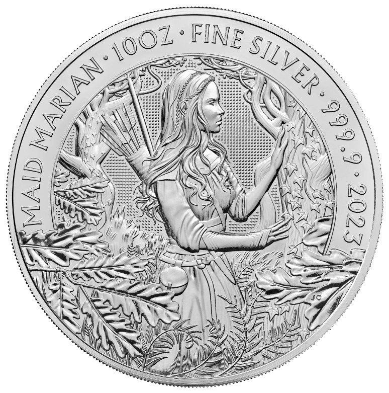 Ασημένιο Νόμισμα 2023 - Μύθοι & Θρύλοι της Maid Marian - 10 ουγγιές