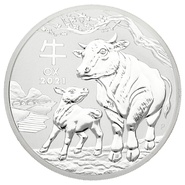 Ασημένιο Νόμισμα - Έτος του Βοδιού - Perth Mint - 2 ουγγιές