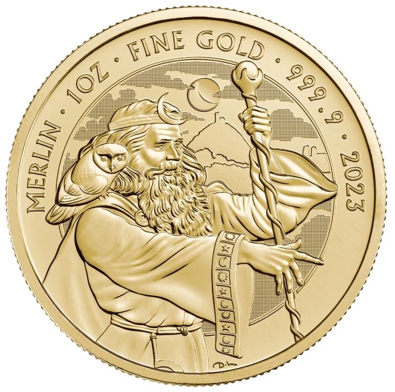 Χρυσό Νόμισμα 2023 - Μύθοι & Θρύλοι του Μέρλιν - 1 ουγγιά