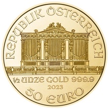 Χρυσό Νόμισμα Φιλαρμονικής Αυστρίας 2023 - 1/2 ουγγιάς
