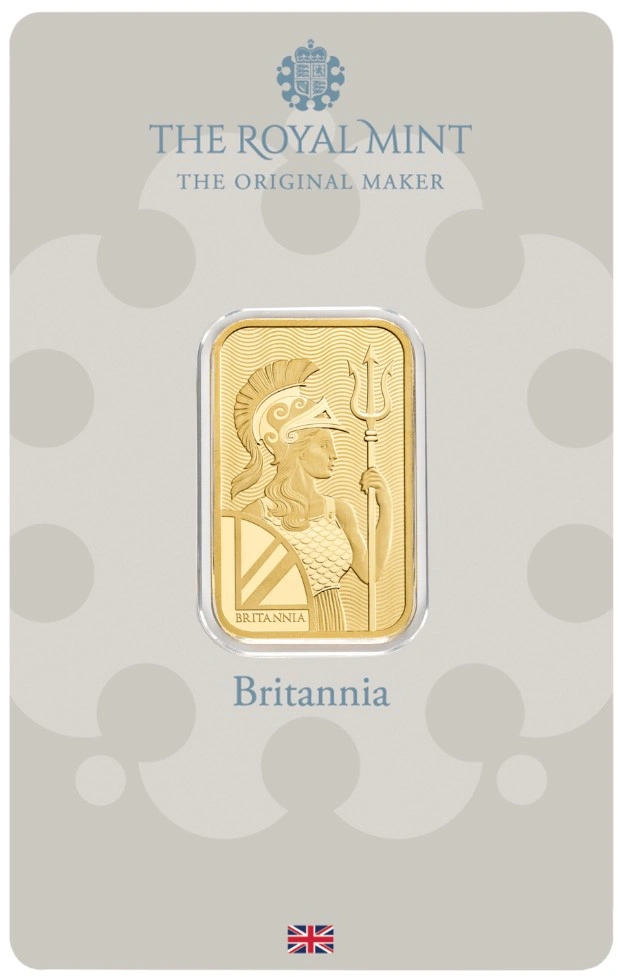 Britannia 10 Γραμμάρια - Μπάρες Χρυσού