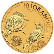Χρυσό Νόμισμα - Αυστραλιανό Kookaburra 2023 - 1/10 ουγγιά