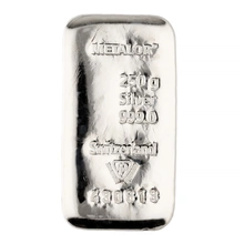Metalor 250 Γραμμάρια - Μπάρες από ασήμι