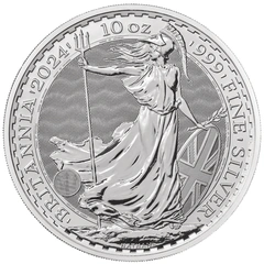 2024 Ασημένιο Νόμισμα Britannia - 10 Ουγγιά