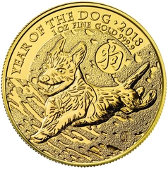 Χρυσό Νόμισμα - Year of the Dog 2018 - Βασιλικό Νομισματοκοπείο