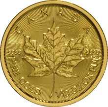 Χρυσό Νόμισμα Καναδά 2018 - 1/10 ουγγιά
