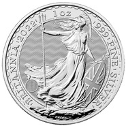 2022 Ασημένιο Νόμισμα Britannia - 1 ουγγιά