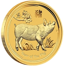 Χρυσό Νόμισμα - Έτος του Χοίρου - Perth Mint - 2 ουγγιές