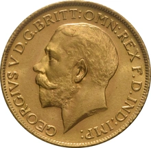 Χρυσή Αγγλική Λίρα 1911 - Βασιλιάς Γεώργιος ο Ε' - Λονδίνο