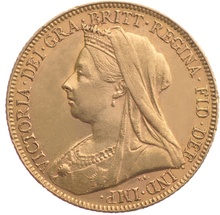 1896 Χρυσή Λίρα - Βικτώρια Παλαια Κεφαλή - Λονδίνο