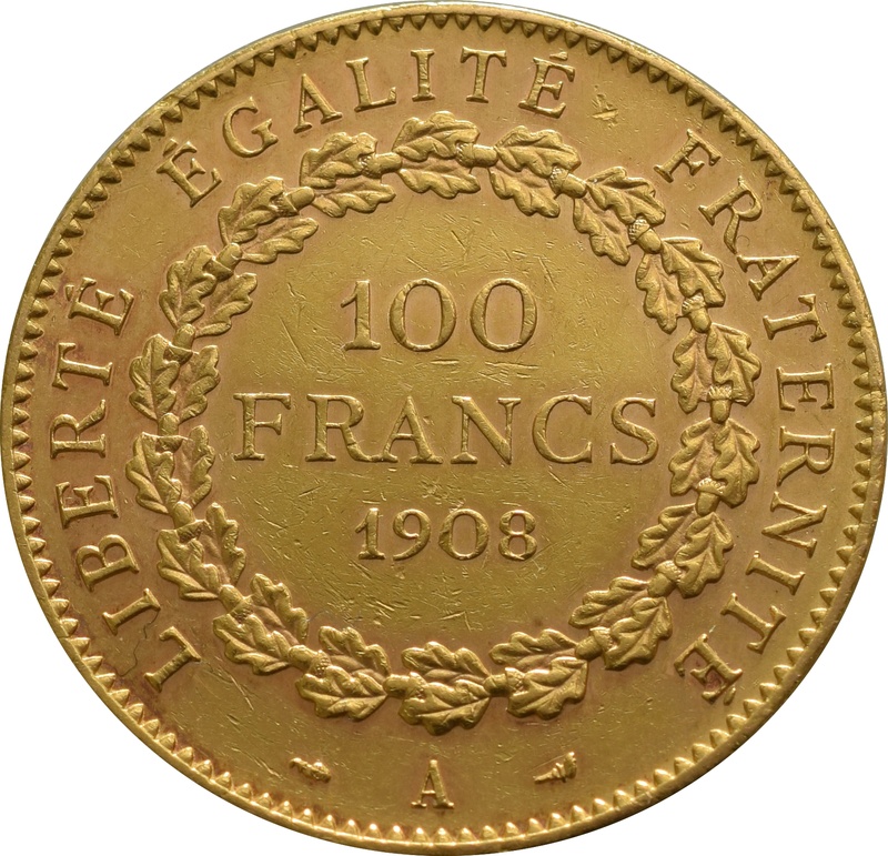 100 γαλλικά φράγκα - Φύλακας Άγγελος