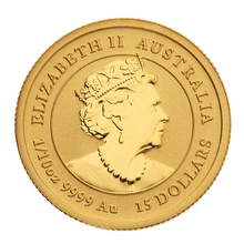 Χρυσό νόμισμα Perth Mint 2022 - Έτος της Τίγρης - 1/10 της ουγγιάς